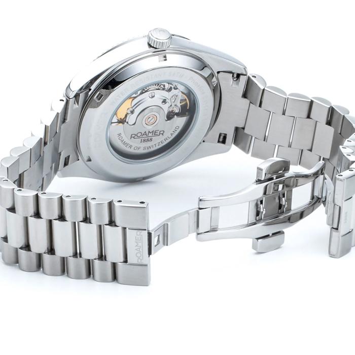SKU-61753 / ROAMER Primeline Daydate Automatic Silver Stainless Steel Bracelet