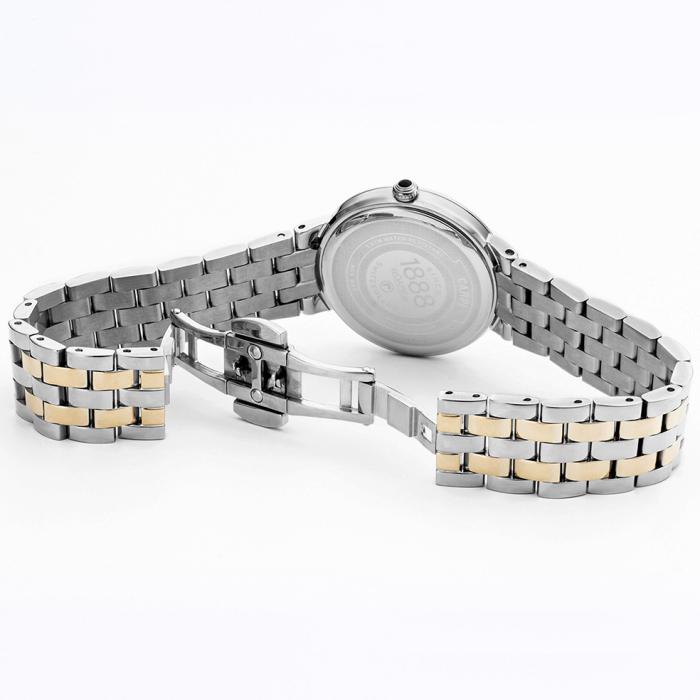 SKU-61778 / ROAMER Capri Diamonds Two Tone Stainless Steel Bracelet
