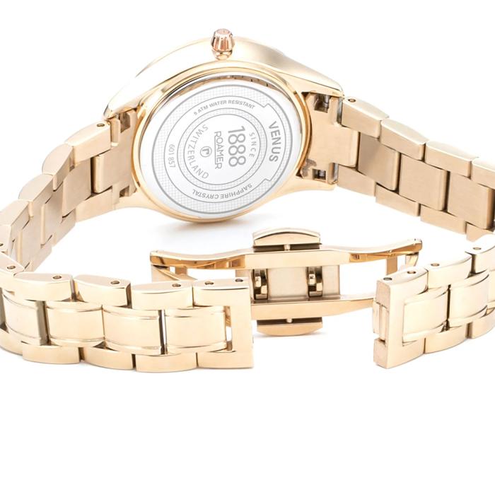SKU-61781 / ROAMER Venus Diamond Gold Stainless Steel Bracelet