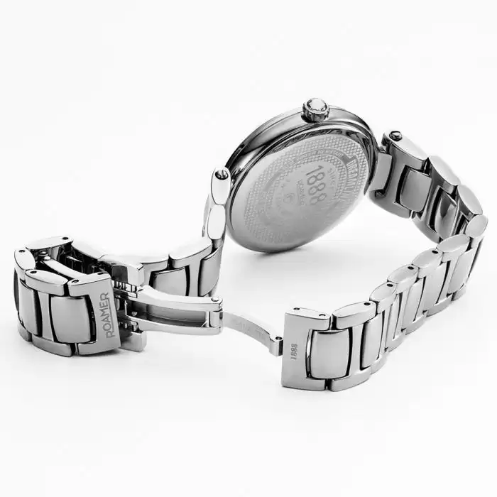 SKU-61789 / ROAMER Dreamline Diamonds Silver Stainless Steel Bracelet
