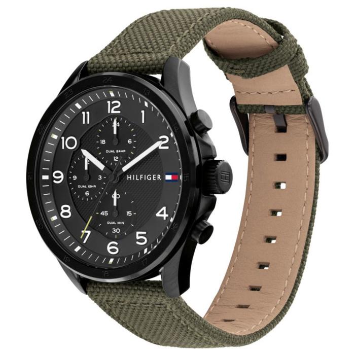 SKU-61018 / TOMMY HILFIGER Green Combined Materials Strap