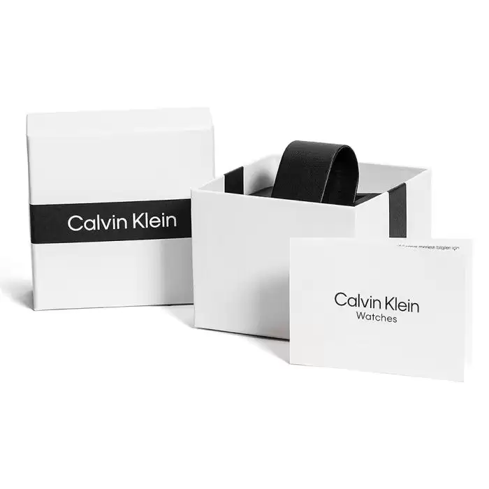 SKU-62311 / CALVIN KLEIN Black Leather Strap