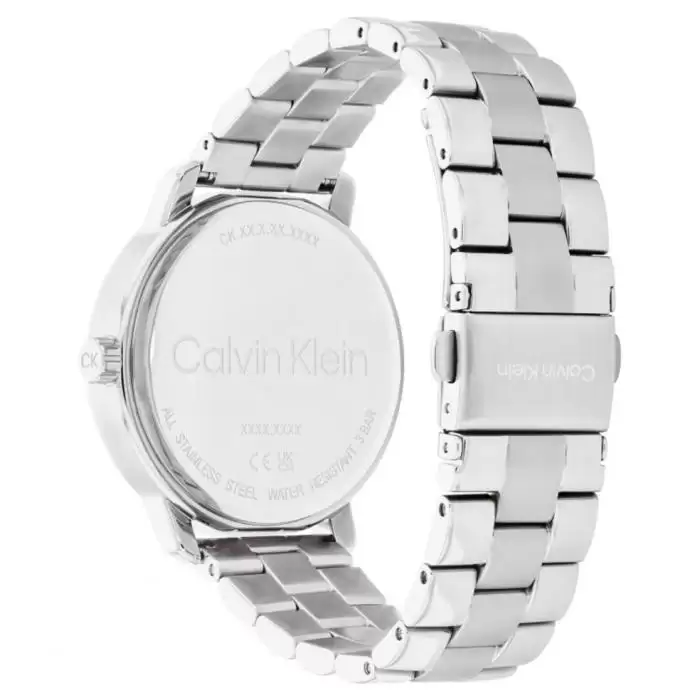 SKU-62323 / CALVIN KLEIN Shimer Crystals Silver Stainless Steel Bracelet