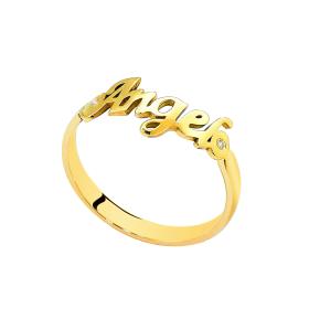 Δαχτυλίδι Angel Χρυσός Κ18 με Διαμάντια SKU-62003