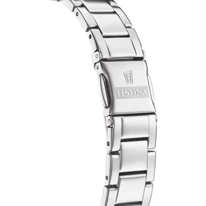 SKU-62581 / FESTINA Crystals Silver Stainless Steel Bracelet