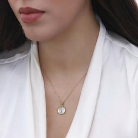 Κωνσταντινάτο Ιησούς Λευκόχρυσος & Χρυσός Κ9 SKU-62432