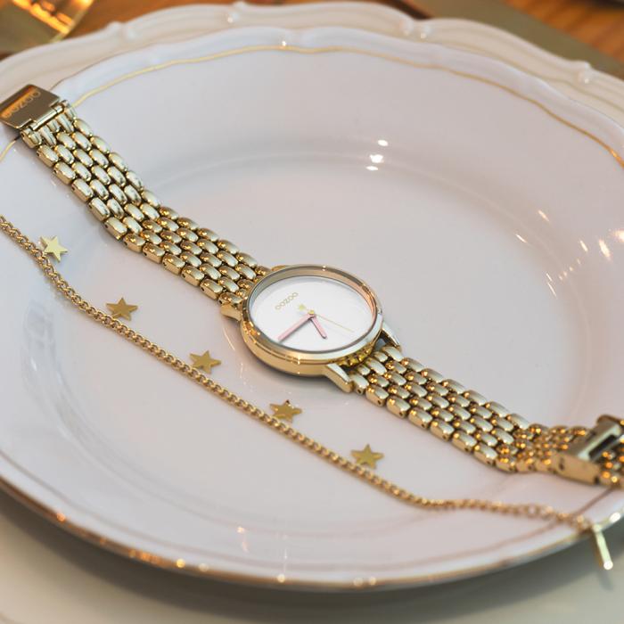 SKU-62144 / OOZOO Timepieces Gold Stainless Steel Bracelet