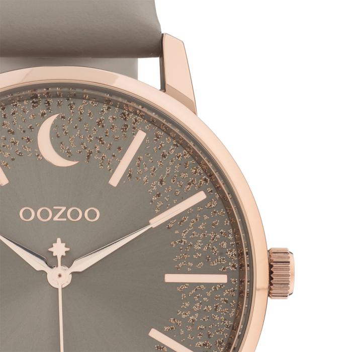 SKU-62239 / OOZOO Timepieces Brown Leather Strap