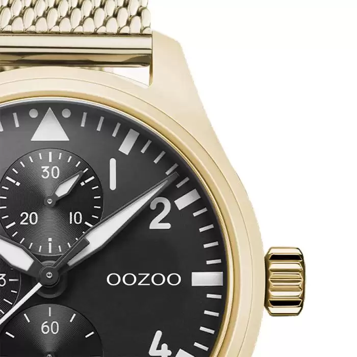 SKU-62592 / OOZOO Timepieces Gold Metallic Bracelet