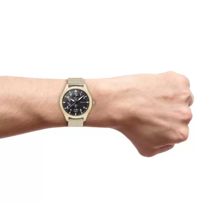 SKU-62592 / OOZOO Timepieces Gold Metallic Bracelet