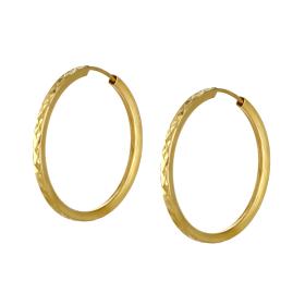 Σκουλαρίκια Κρίκοι Χρυσός Κ9 SKU-62943