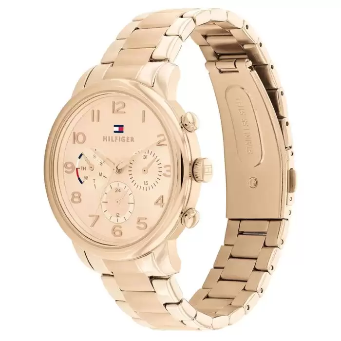 Γυναικείο Ρολόι TOMMY HILFIGER Isabel με Ρόζ Χρυσό Μπρασελέ από Ανοξείδωτο Ατσάλι | 1782526 SKU-62287