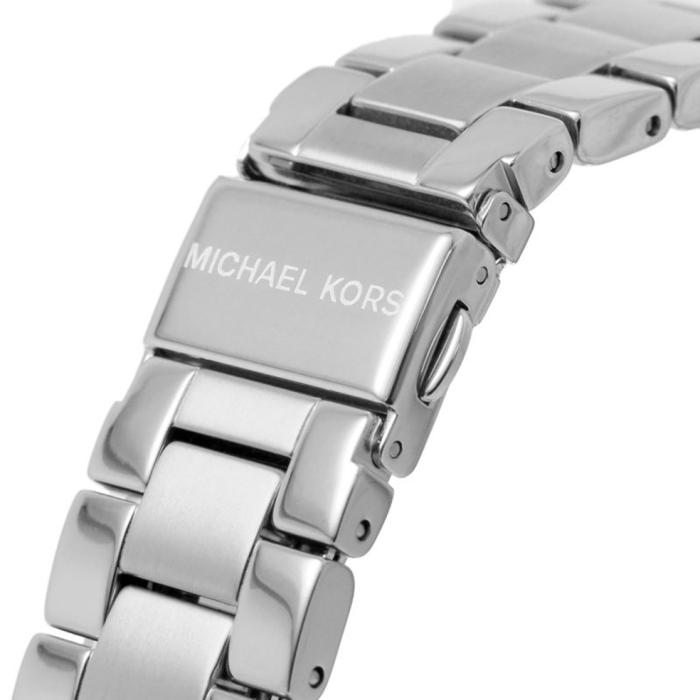 SKU-63909 / MICHAEL KORS Ritz Chronograph Crystals Silver Stainless Steel Bracelet