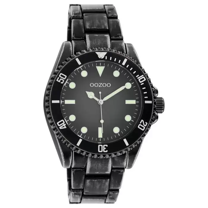 SKU-63966 / OOZOO Timepieces Black Stainless Steel Bracelet