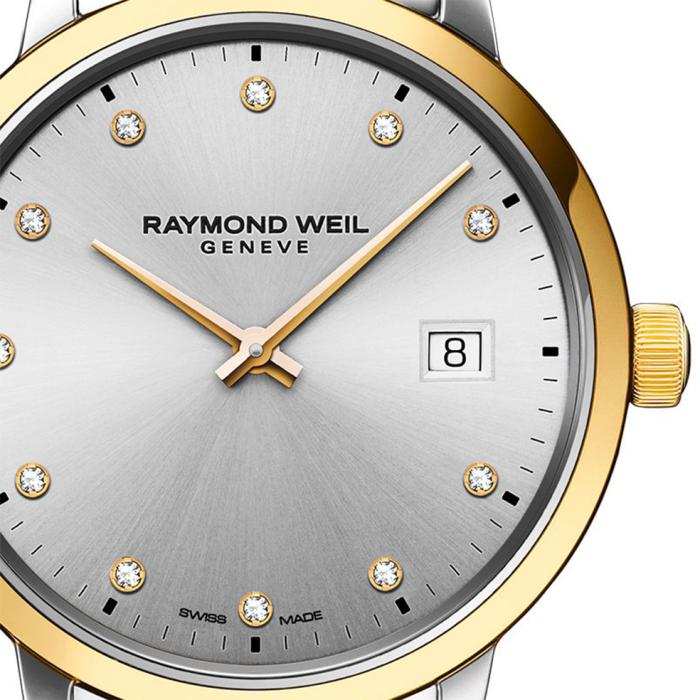 SKU-63379 / RAYMOND WEIL Toccata 11 Diamonds Two Tone Stainless Steel Bracelet