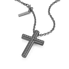 Κολιέ Σταυρός Police Geometric από Ατσάλι SKU-63338