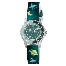 TIKKERS Kids Adventure Collection Space Alien Green Silicone Strap