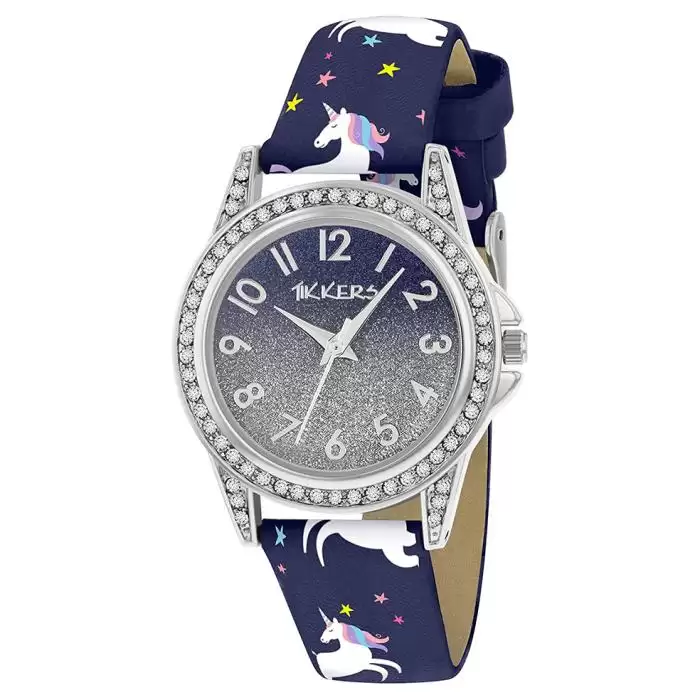 SKU-63848 / TIKKERS Kids Magical Collection Unicorn Blue Leather Strap