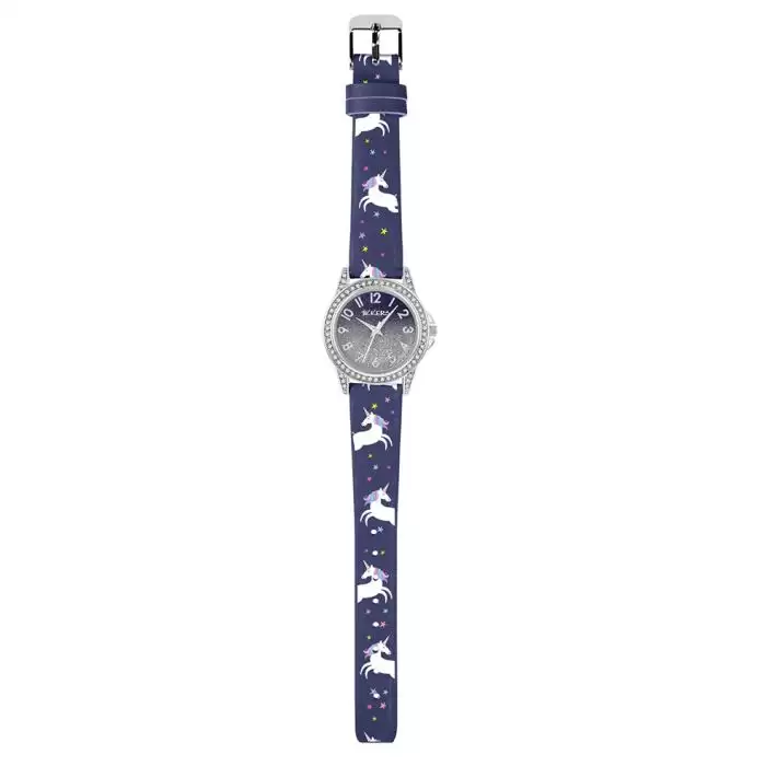 SKU-63848 / TIKKERS Kids Magical Collection Unicorn Blue Leather Strap