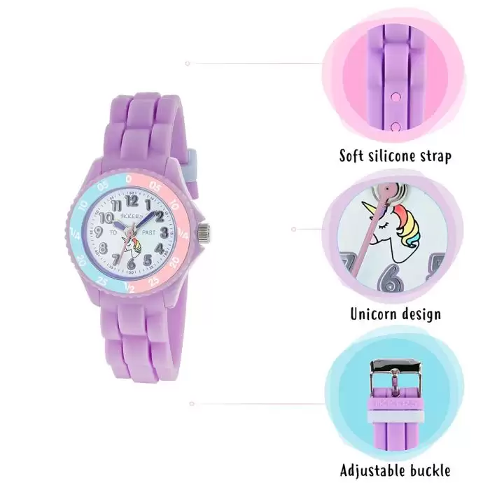 SKU-63870 / TIKKERS Kids Magical Collection Purple Silicone Strap