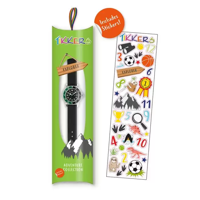 SKU-63877 / TIKKERS Kids Adventure Collection Silicone Black Strap