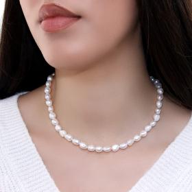 Γυναικείο Κολιέ Χρυσός Κ14 με Μαργαριτάρια SKU-64514