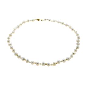 Κολιέ με Μαργαριτάρια Χρυσός Κ14 SKU-64588