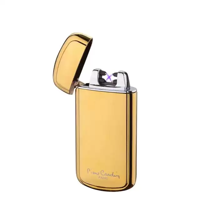 SKU-64965 / PIERRE CARDIN Electric Gold Lighter With USB Charging