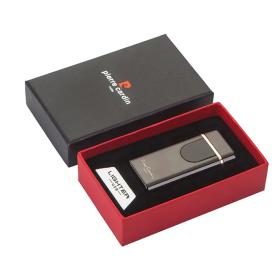 Αναπτήρας PIERRE CARDIN USB Μεταλλικός σε Μαύρο Χρώμα | MF103B SKU-64970