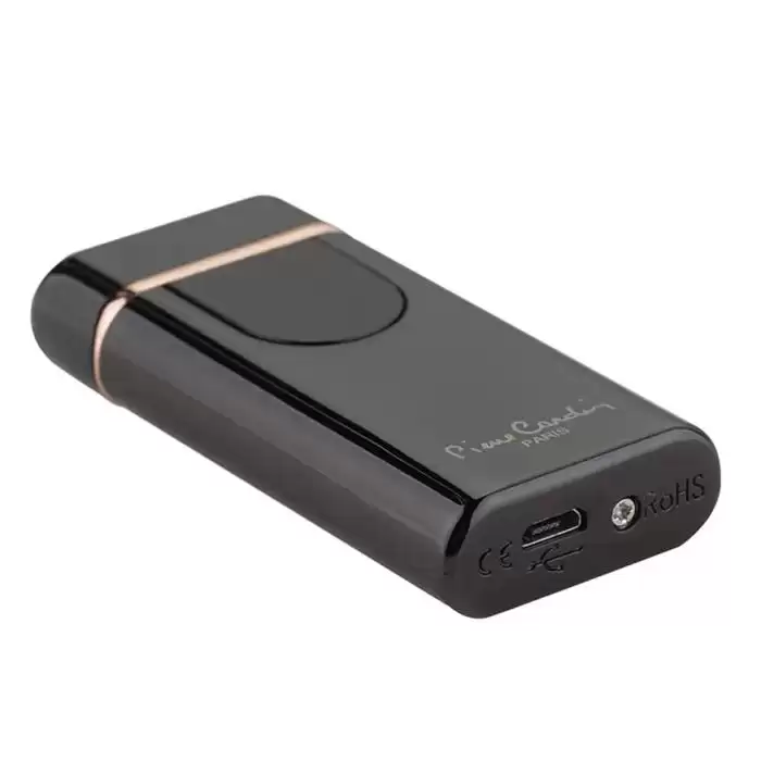 Αναπτήρας PIERRE CARDIN USB Μεταλλικός σε Μαύρο Χρώμα | MF103B SKU-64970