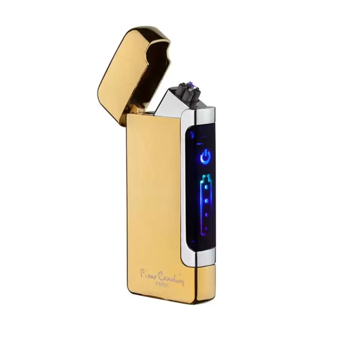 SKU-64973 / PIERRE CARDIN Electric Gold Lighter With USB Charging