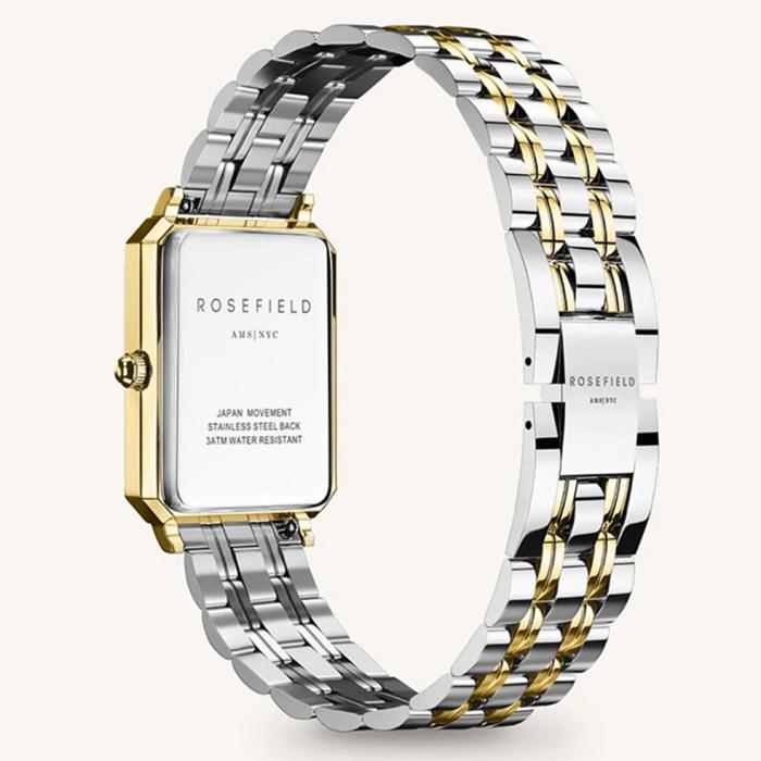 SKU-64000 / ROSEFIELD The Octagon XS Two Tone Stainless Steel Bracelet