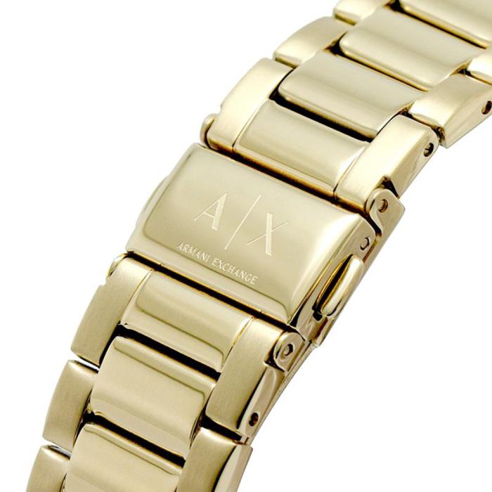 SKU-65428 / ARMANI EXCHANGE Cayde Gold Stainless Steel Bracelet Box Gift 
