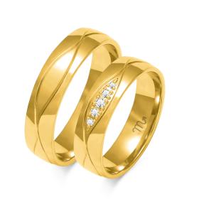 Βέρες Γάμου Jeweler Χρυσός, Κ8-Κ9-Κ14-Κ18 SKU-65332