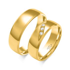 Βέρες Γάμου Jeweler Χρυσός, Κ8-Κ9-Κ14-Κ18 SKU-65333