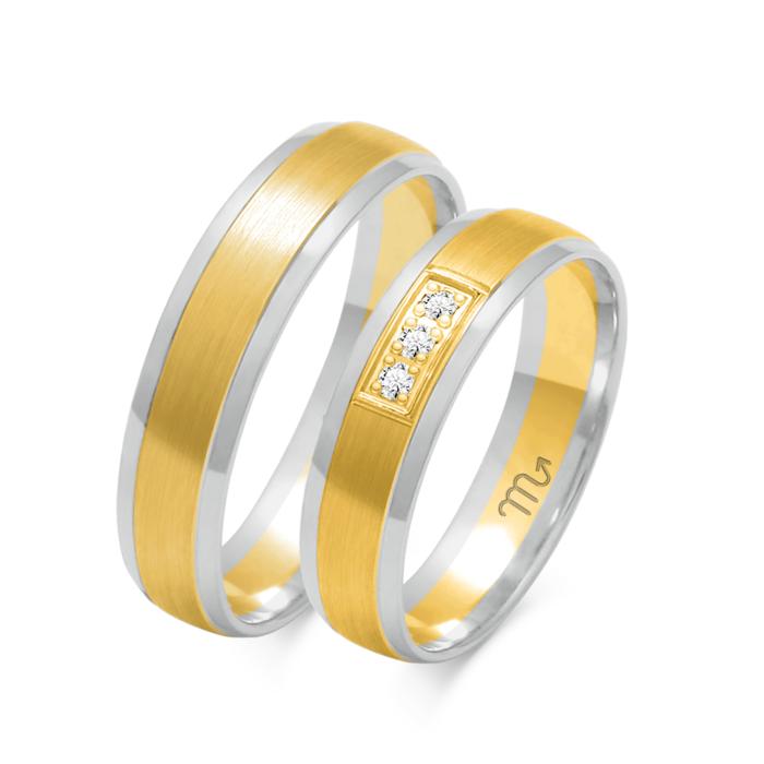 SKU-65342 / Βέρες Γάμου Jeweler Χρυσός & Λευκόχρυσος, Κ8-Κ9-Κ14-Κ18	