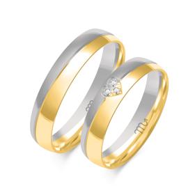 Βέρες Γάμου Jeweler Χρυσός Λευκόχρυσος, Κ8-Κ9-Κ14-Κ18	