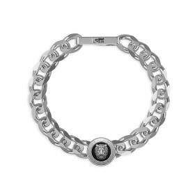 Βραχιόλι Ανδρικό Guess Lion King από Ανοξείδωτο Ατσάλι SKU-65703