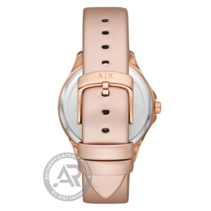 SKU-65410 / ARMANI EXCHANGE Hampton Rose Gold Leather Strap