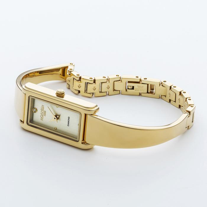 ROAMER Elegance Diamond Gold Stainless Steel Bracelet