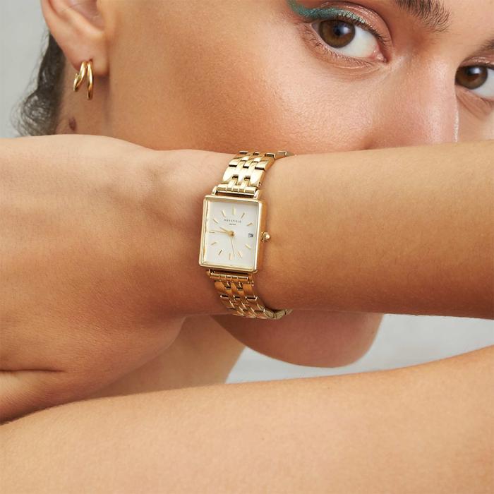 ROSEFIELD The Boxy XS Gold Stainless Steel Bracelet