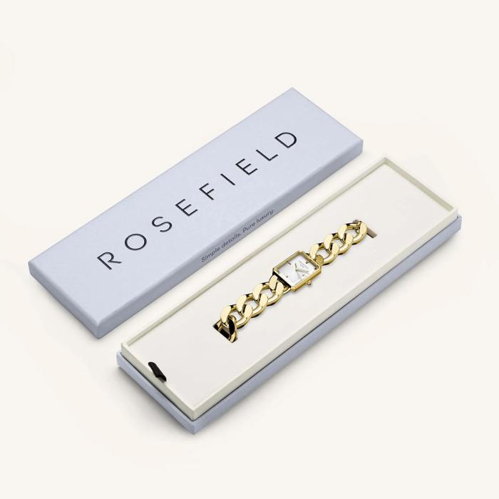 SKU-65378 / ROSEFIELD Octagon XS Studio Gold Stainless Steel Bracelet