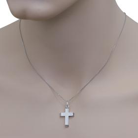 Σταυρός Ανδρικός Λευκόχρυσος Κ14 SKU-65732