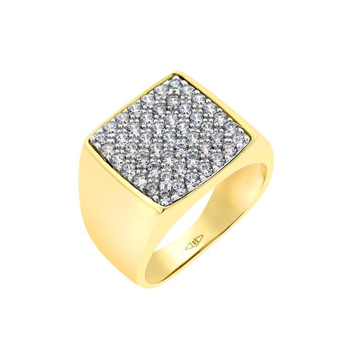 SKU-66856 / Δαχτυλίδι Χρυσός Κ18 με Διαμάντια