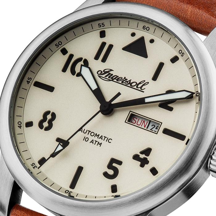 SKU-66115 / INGERSOLL Hatton Automatic Brown Leather Strap