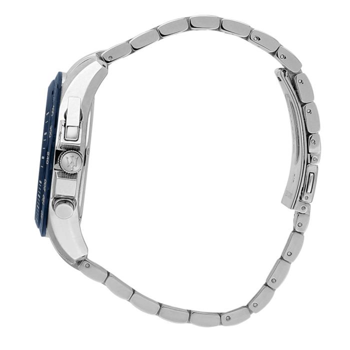 SKU-66455 / MASERATI Traguardo Chronograph Silver Stainless Steel Bracelet