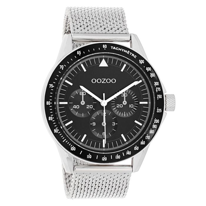 SKU-66036 / OOZOO Timepieces Silver Metallic Bracelet