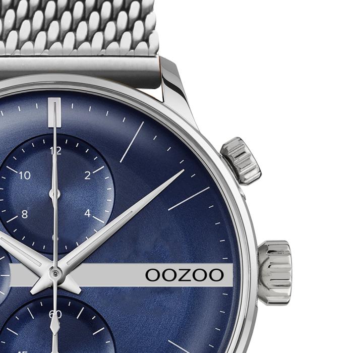 SKU-66050 / OOZOO Timepieces Silver Metallic Bracelet