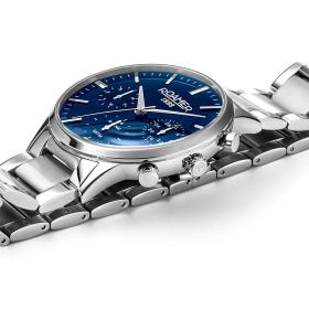 Ανδρικό Ρολόι ROAMER R-Line με Ασημί Μπρασελέ από Ανοξείδωτο Ατσάλι | 718982-41-45-70 SKU-66175