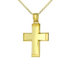 Σταυρός Κλασικός Χρυσός Κ14 SKU-66553